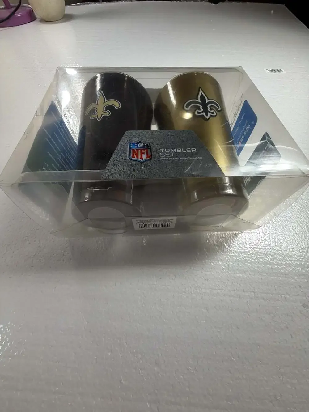 NFL New Orleans Saints 2-Pack Acrylic Tumbler Set